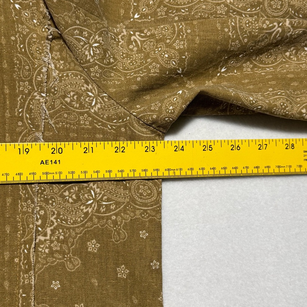 POL Olive Green Paisley Mixed Media Western Blazer Jacket Women’s Size L - Picture 14 of 15